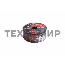 Кабель акустический Rexant 2х0,35 м м красно-черный (бухта 100 м)