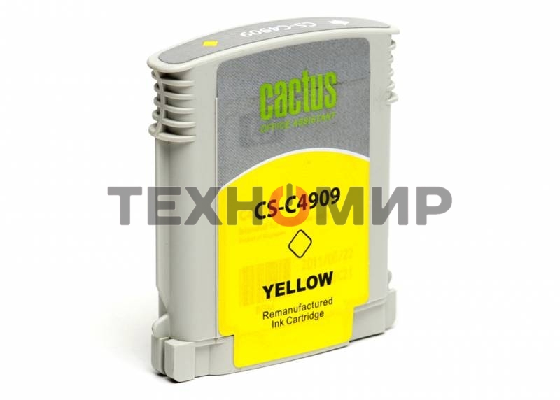 Картридж струйный Cactus CS-C4909 №940 желтый (30 мл) для HP OfficeJet PRO 8000/8500