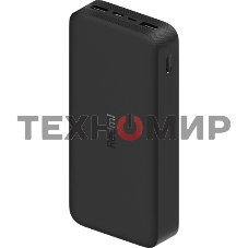 Портативный аккумулятор 20000mAh Xiaomi Redmi 18W Fast Charge Power Bank черный