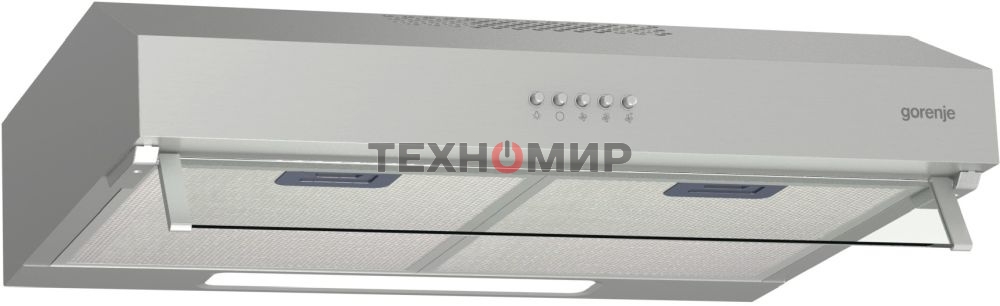 Вытяжка подвесная Gorenje WHU629EX/M нержавеющая сталь, 60 см, 249 м³/ч, 67 дБ