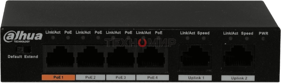 Коммутатор Dahua DH-PFS3006-4ET-60