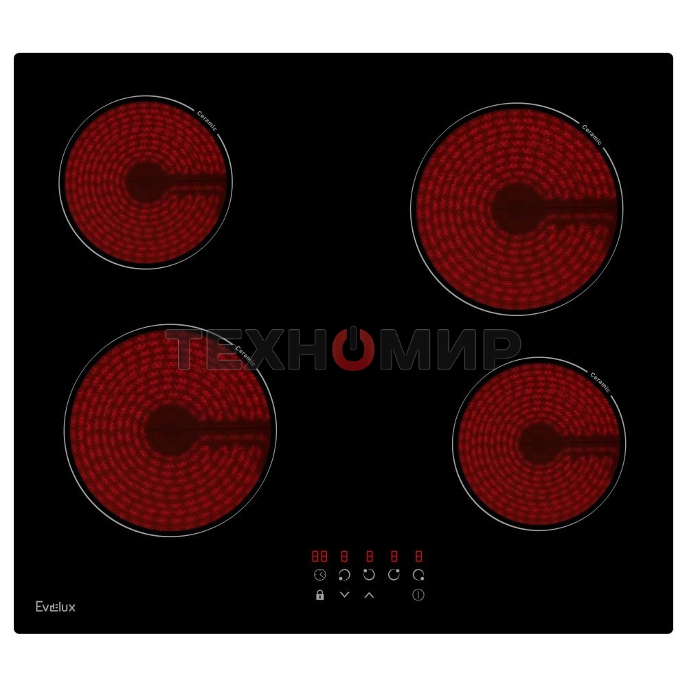Электрическая варочная панель Evelux HEV 640 B