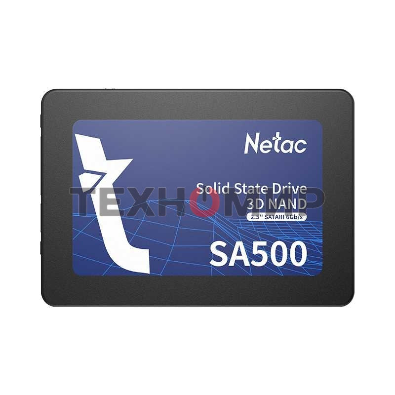 Накопитель SSD Netac SA500, 128Gb, SATA III, 2.5