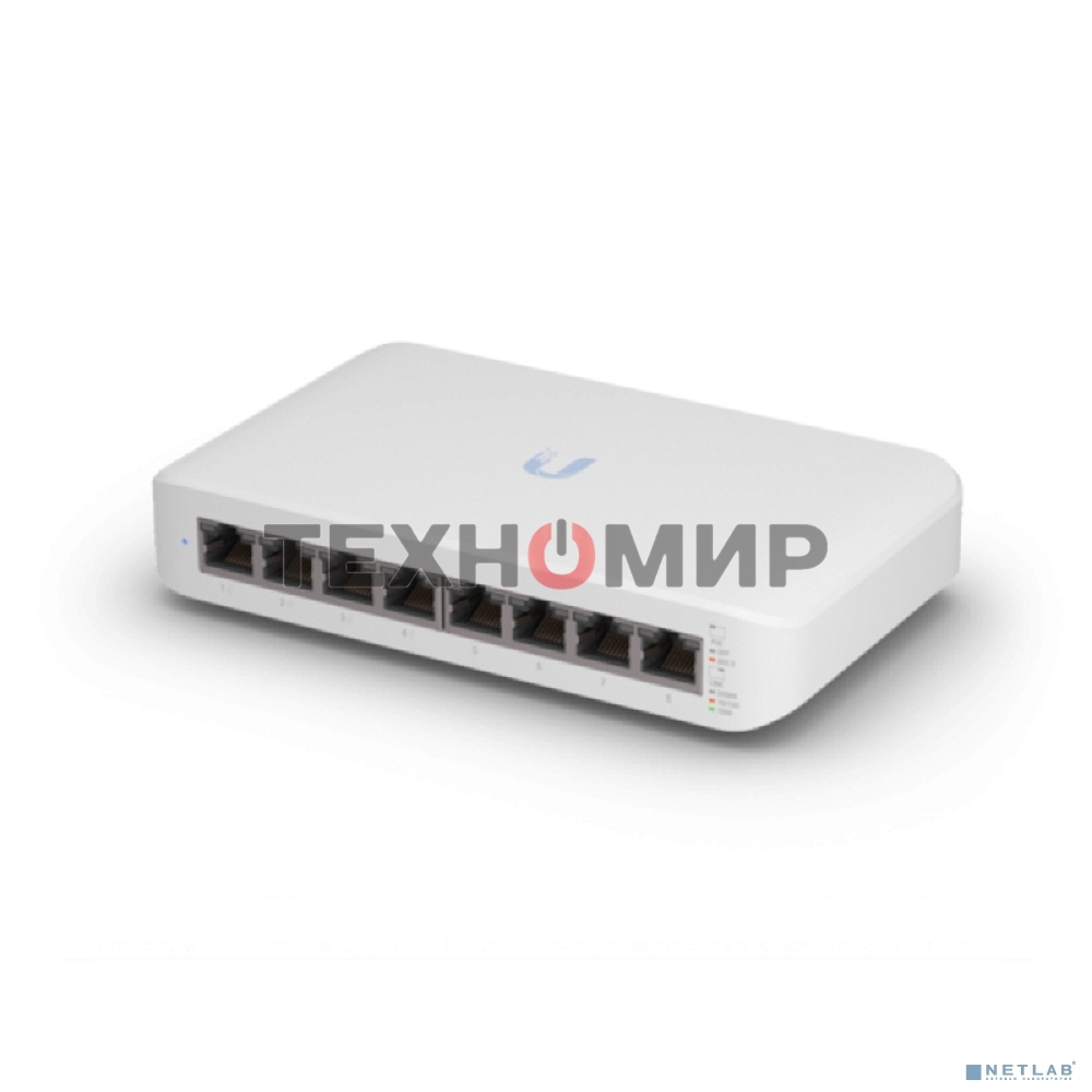 Коммутатор Ubiquiti USW-LITE-8-POE 8POE 1000M POE