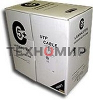 Кабель информационный LANMASTER LAN-5EUTP-WP-OUT cat.5е U/UTP не экранированный 4X2X24AWG PVC внешний 305м черный