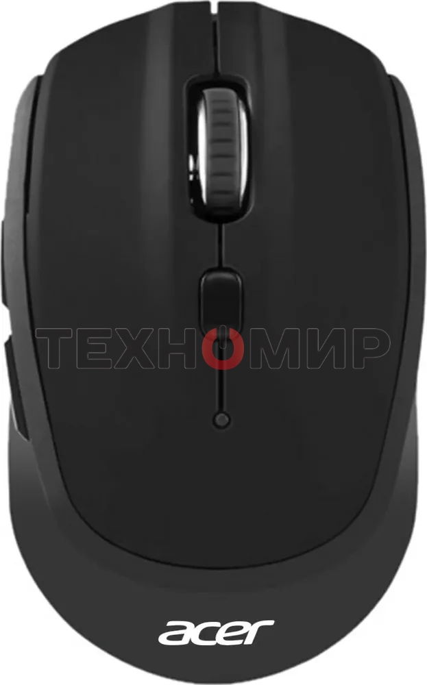 Мышь беспроводная Acer OMR040 черный, 1600 dpi, радиоканал, USB, кнопки - 6
