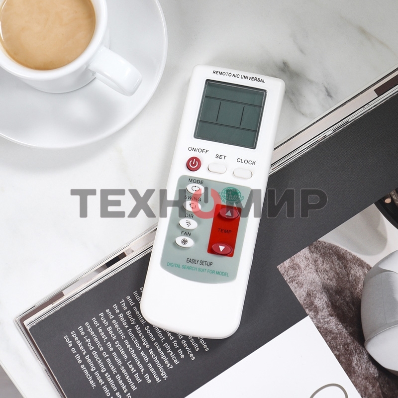 Пульт универсальный для кондиционеров Rexant RX-100AII