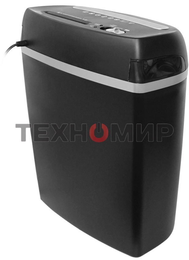 Шредер ГЕЛЕОС Уничтожитель документов УП23-4 DIN P-4 (4 ур-нь секр.), фрагмент 3,9х35мм, 14-16 лист (70г/м2), CD/пл.карты/скрепки/скобы, 23 л.