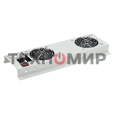 Панель вентиляторная ITK (FM35-21M) 2 вент. серый (упак.:1шт)