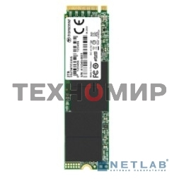 Накопитель SSD Transcend MTE220S SSD 256GB, 3D TLC, M.2 (2280), PCIe Gen 3.0 x4, NVMe, R3300/W1100, TBW 550