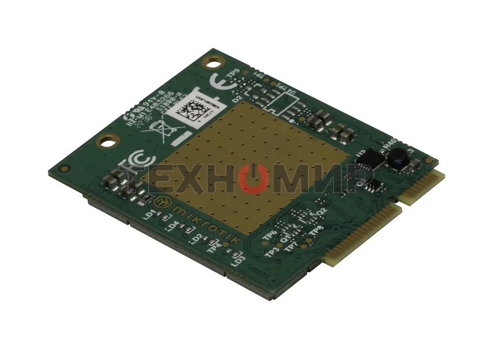 Плата концентратора MikroTik R11eL-FG621-EA miniPCi-e card, 3G/LTE, 2x u.Fl