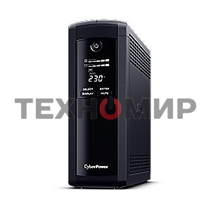 Источник бесперебойного питания UPS CyberPower VP1200EILCD Line-Interactive 1200VA/720W USB/RS-232/RJ11/45 (4 + 4 IEC С13)