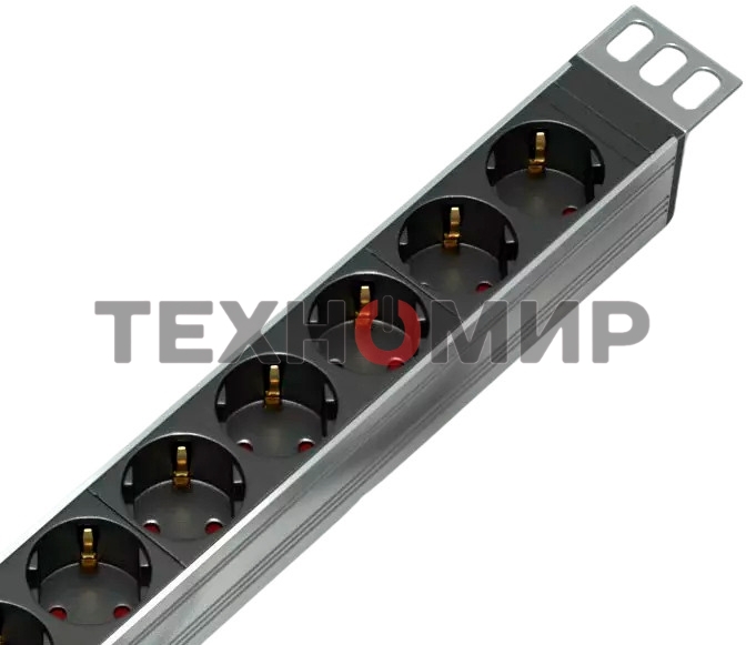 Блок распределения питания Rem R-16-7S-V-440-Z гор.размещ. 7xSchuko базовые 16A EN 60320 С20