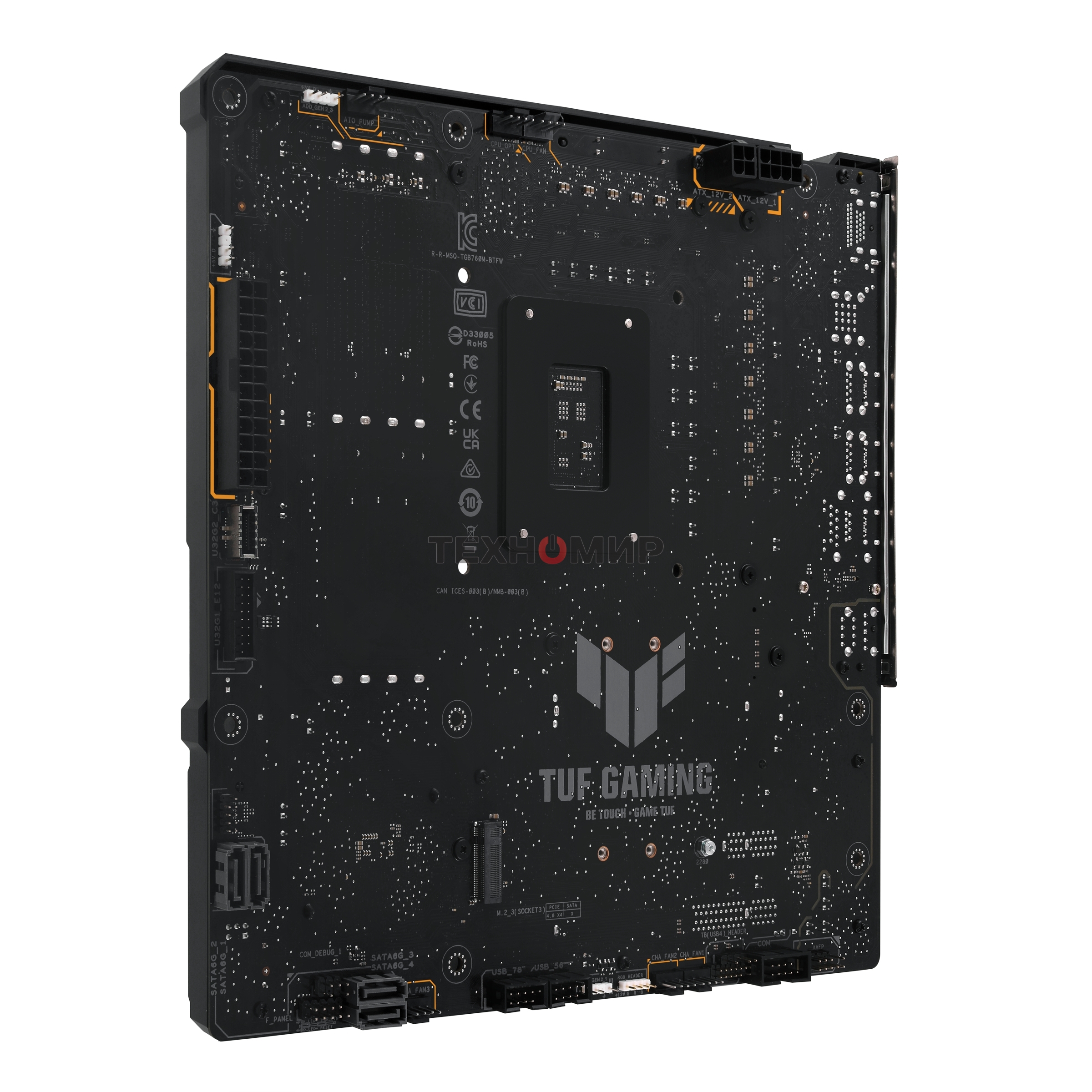 Материнская плата ASUS TUF GAMING B760M-BTF WIFI, LGA 1700, Intel B760, 4xDDR5, 4xSATA, 3xM.2, 1xPCIe 5.0 x16, 1xPCIe 4.0 x4, 1xPCIe x1, 1xDP, 1xHDMI, 1x 2.5Gb LAN, 1xUSB-A 3.2 Gen 2, 2xUSB-A 3.2 Gen 1, 4xUSB 2.0, 1xUSB-C 3.2 Gen 1, 1xUSB-C 3.2 Gen 2, 1xU