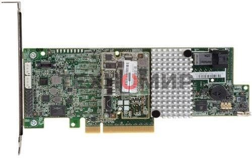 Контроллер LSI MegaRAID SAS9361-4I SGL (LSI00415) SAS 12G, (PCI-E 3.0 x8, LP), RAID 0,1,10,5, 4port (1*intSFF8643), Каб.отдельно