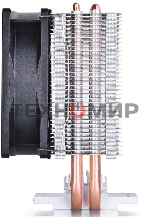 Кулер для процессора DEEPCOOL ICE EDGE MINI FS V2.0 синий, 80 мм, алюминий/медь, 2200 об/мин, 24.7 дБ, 3 pin, 100 Вт, 112 мм