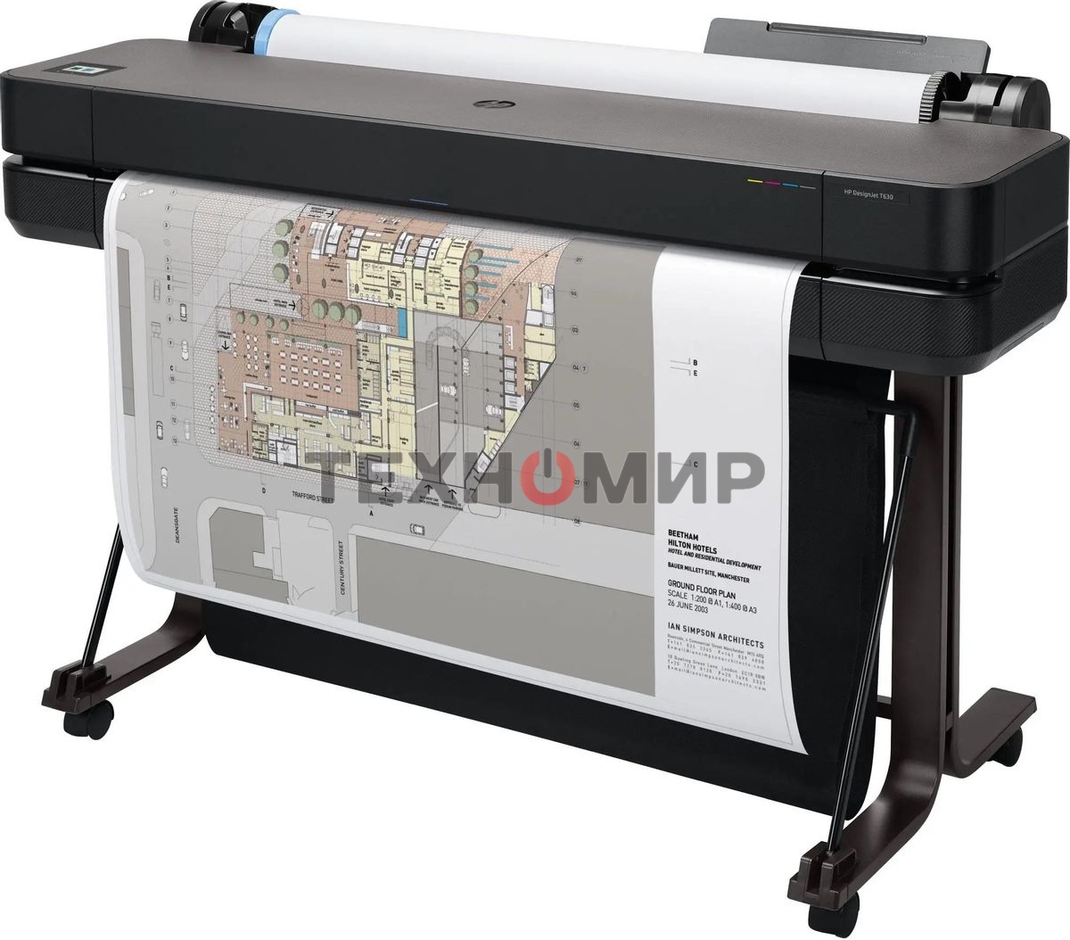 Плоттер струйный HP Designjet T630 (5HB11A/5HB11D), A0, 36