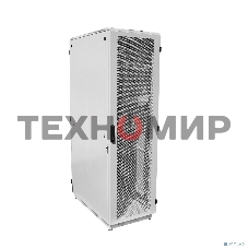 Шкаф телеком. напольный 42U (600x600) дверь перфорированная (ШТК-М-42.6.6-4ААА) (3 коробки)