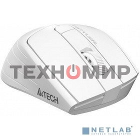 Мышь беспроводная A4Tech Fstyler FG30 белый/серый, 2000 dpi, радиоканал, USB, кнопки - 5