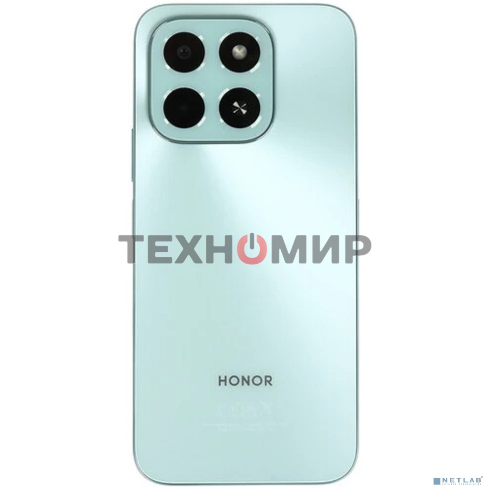 Смартфон HONOR X6c 6/128Gb, CYAN (зеленый, цвета морской волны, океанический голубой)