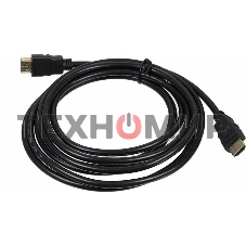 Кабель аудио-видео High Speed ver.1.4 HDMI (m)/HDMI (m) 3м. позолоченные контакты черный
