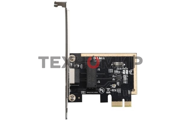 Сетевой адаптер Gigabit Ethernet D-Link DGE-560T/20/D1A PCI Express (упак.:20шт)
