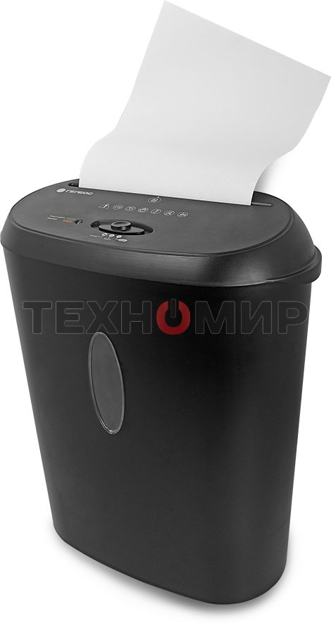 Шредер ГЕЛЕОС УМ24-4, DIN P-4 (4 ур-нь секр.), фрагмент 3,9х38мм, 17 лист (70г/м2), CD/пл.карты/скрепки/скобы, 24 литра