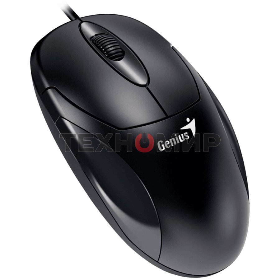 Мышь проводная Genius XScroll V3 черный, 1000 dpi, USB, кнопки - 3