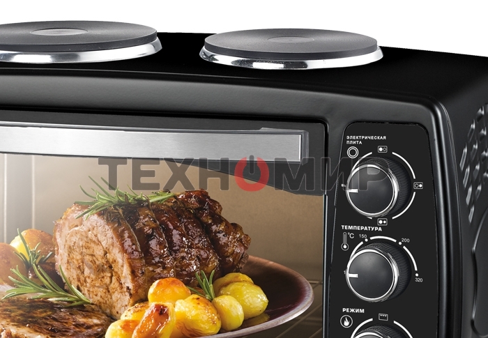 Мини-печь Centek CT-1531-42 PLATE черный