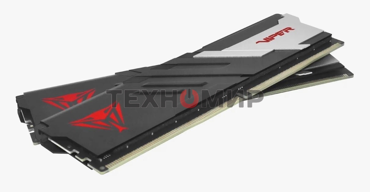 Оперативная память Patriot Viper Venom, DDR5, 32GB (2x16GB), 7200MHz, CL34, DIMM, с радиатором, черный