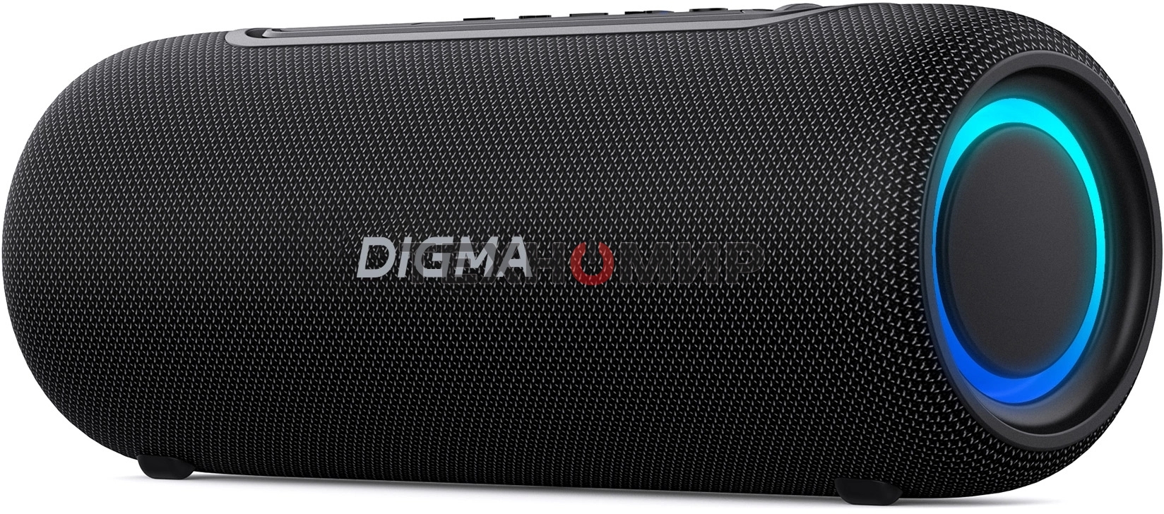 Колонка портатитвная Digma D-PS1524 черный 20W 2.0 BT 10м 2000mAh (PS1524B)