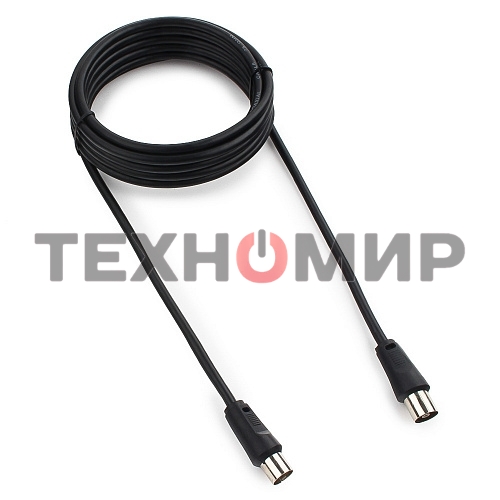 Кабель телевизионный Cablexpert, CCV-515-3M, Coaxial M/F, 3м