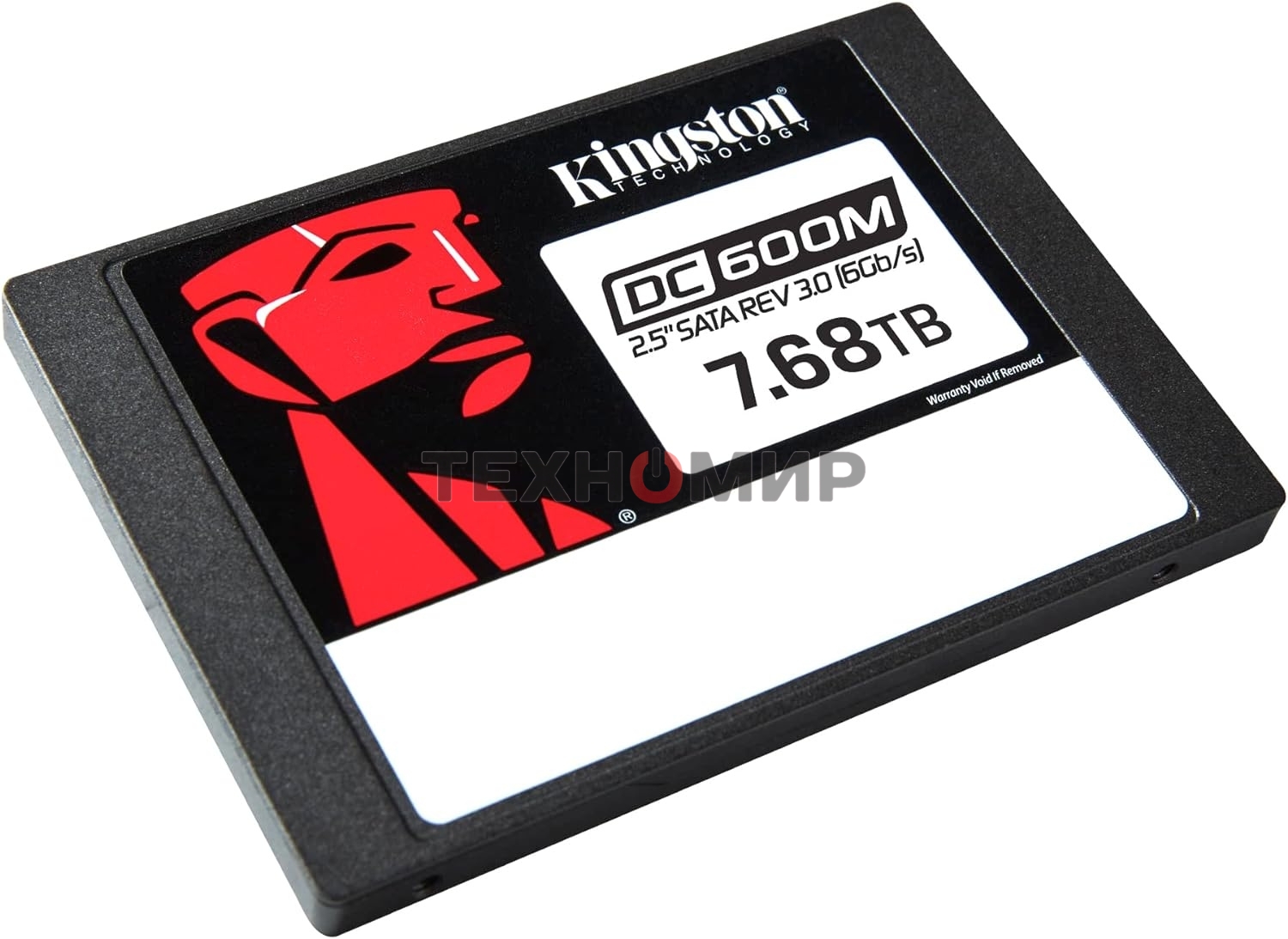 Накопитель SSD Kingston DC600M, 7680 Gb, SATA III, R/W 560/530 МБ/с