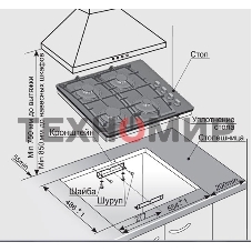 Газовая варочная панель Gefest СВН 2230 К4