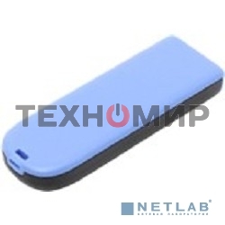 Флешка USB ADATA UV128 (AUV128-64G-RBE), 64Gb, USB 3.0, R/W 100/30, черный/синий