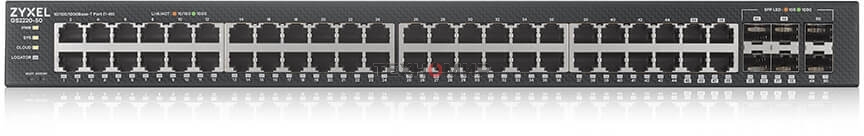 Коммутатор гибридный L2 Zyxel NebulaFlex Pro GS2210-50, rack 19
