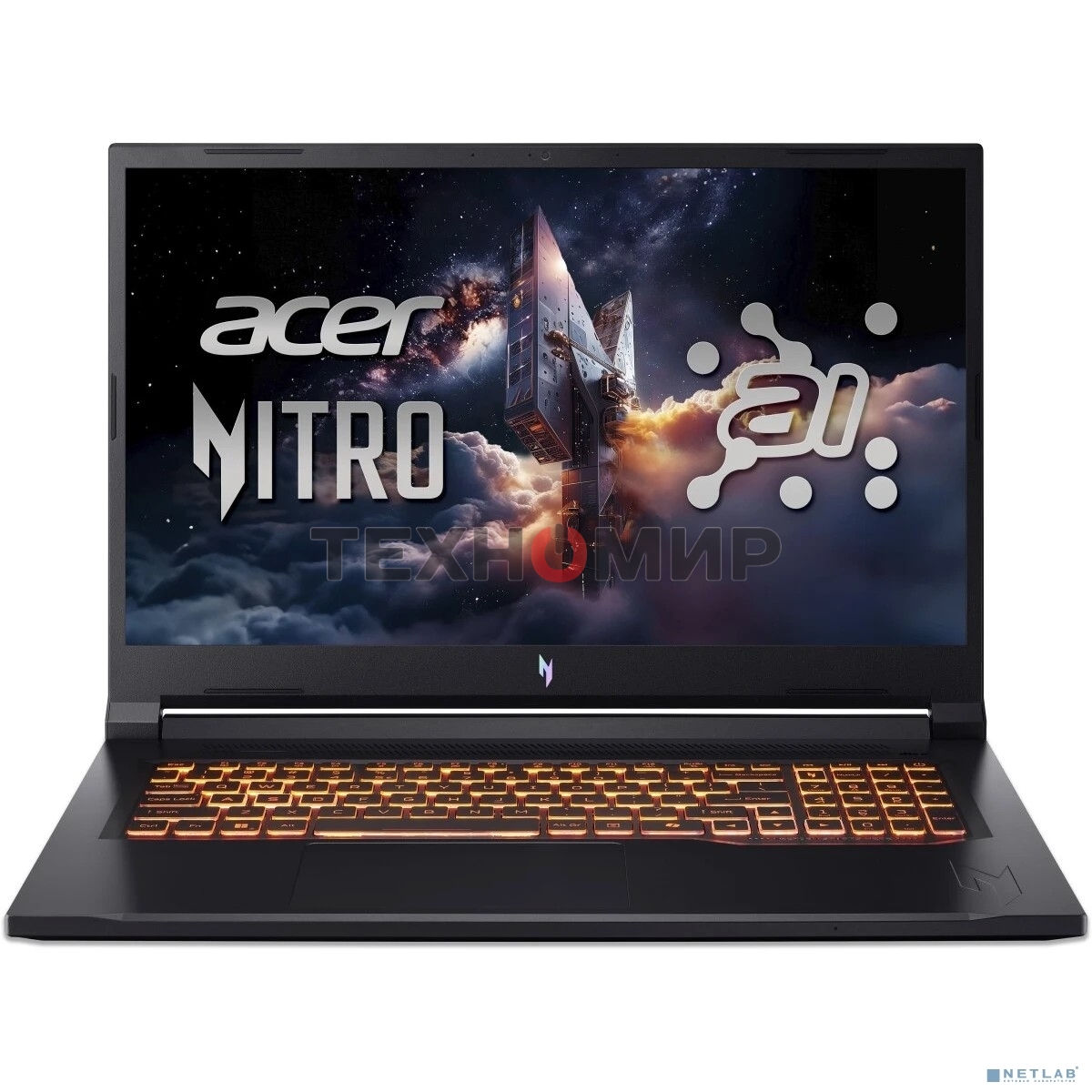 Ноутбук Acer Nitro V 17 AI ANV17-41-R6A6 AMD Ryzen 7 260/16Gb/SSD 1Tb/RTX 5060 8Gb/17.3
