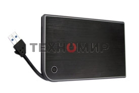 Внешний корпус для HDD/SSD AgeStar 3UB2A14 SATA II пластик/алюминий черный 2.5