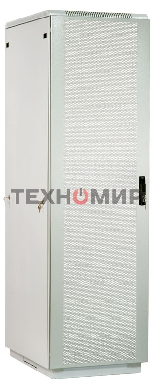 Шкаф телеком. напольный 42U (600x600) дверь перфорированная (ШТК-М-42.6.6-4ААА) (3 коробки)