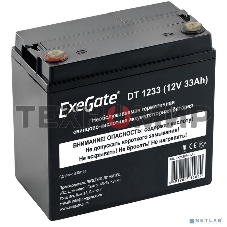 Аккумуляторная батарея ExeGate DT 1233 (12V 33Ah, под болт М6)