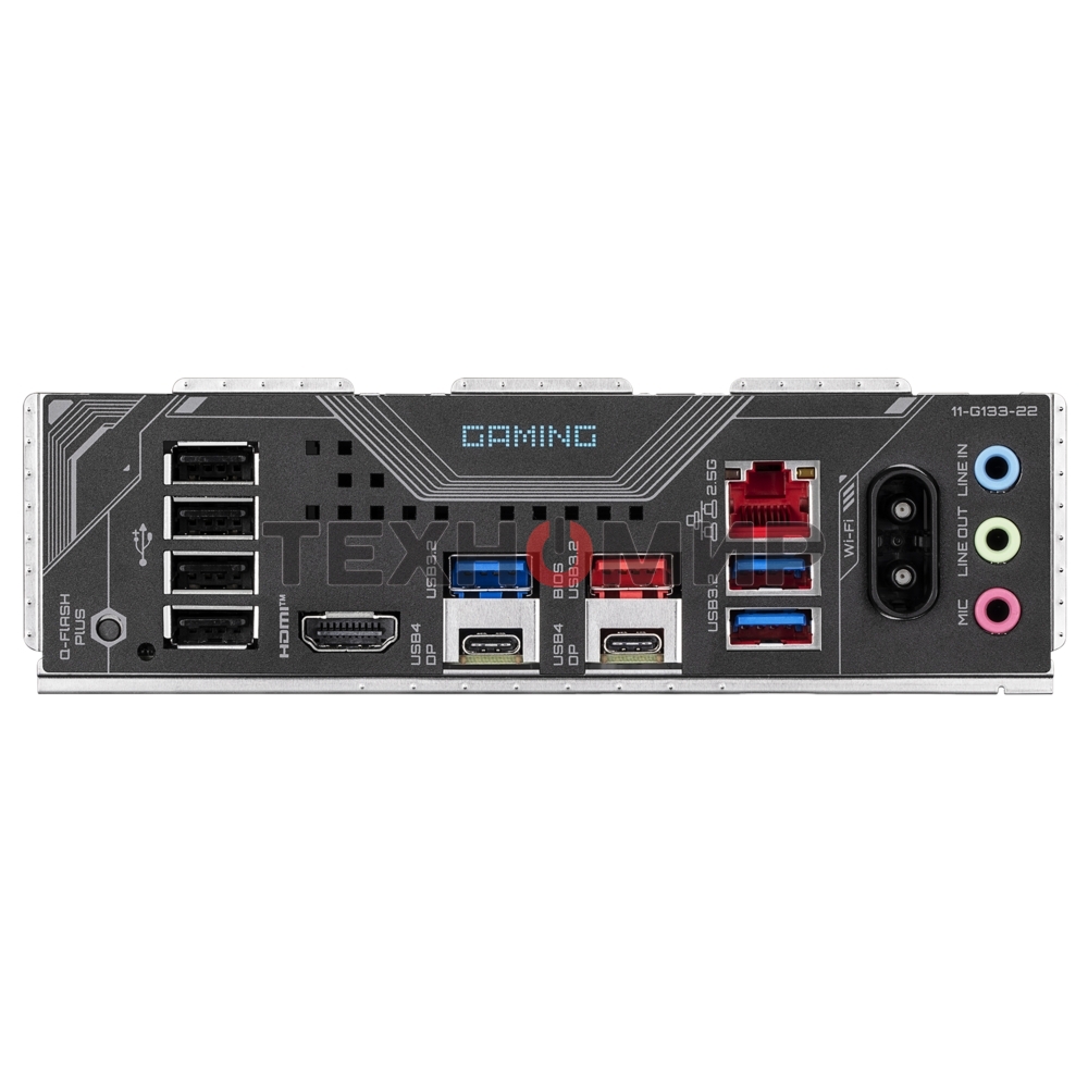Материнская плата Gigabyte X870 GAMING WIFI6, AM5, AMD X870, 4xDDR5, 4xSATA, 3xM.2, 1xPCIe 5.0 x16, 2xPCIe 3.0 x1, 1xHDMI, 2xUSB-C (DisplayPort Alt Mode), 1x2.5Gb LAN, Wi-Fi 6, Bluetooth 5.3, 2xUSB-C 40Gbps, 1xUSB-A 10Gbps, 3xUSB-A 5Gbps, 4xUSB-A 2.0, 3x3
