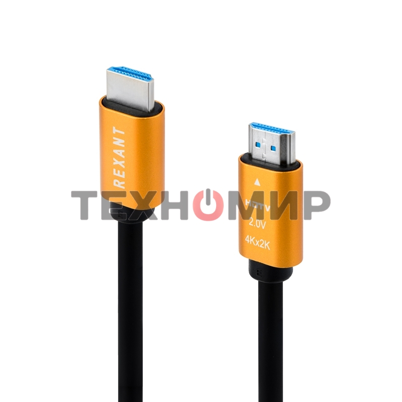 Кабель Rexant HDMI - HDMI 2.0 длина 3 метра GOLD