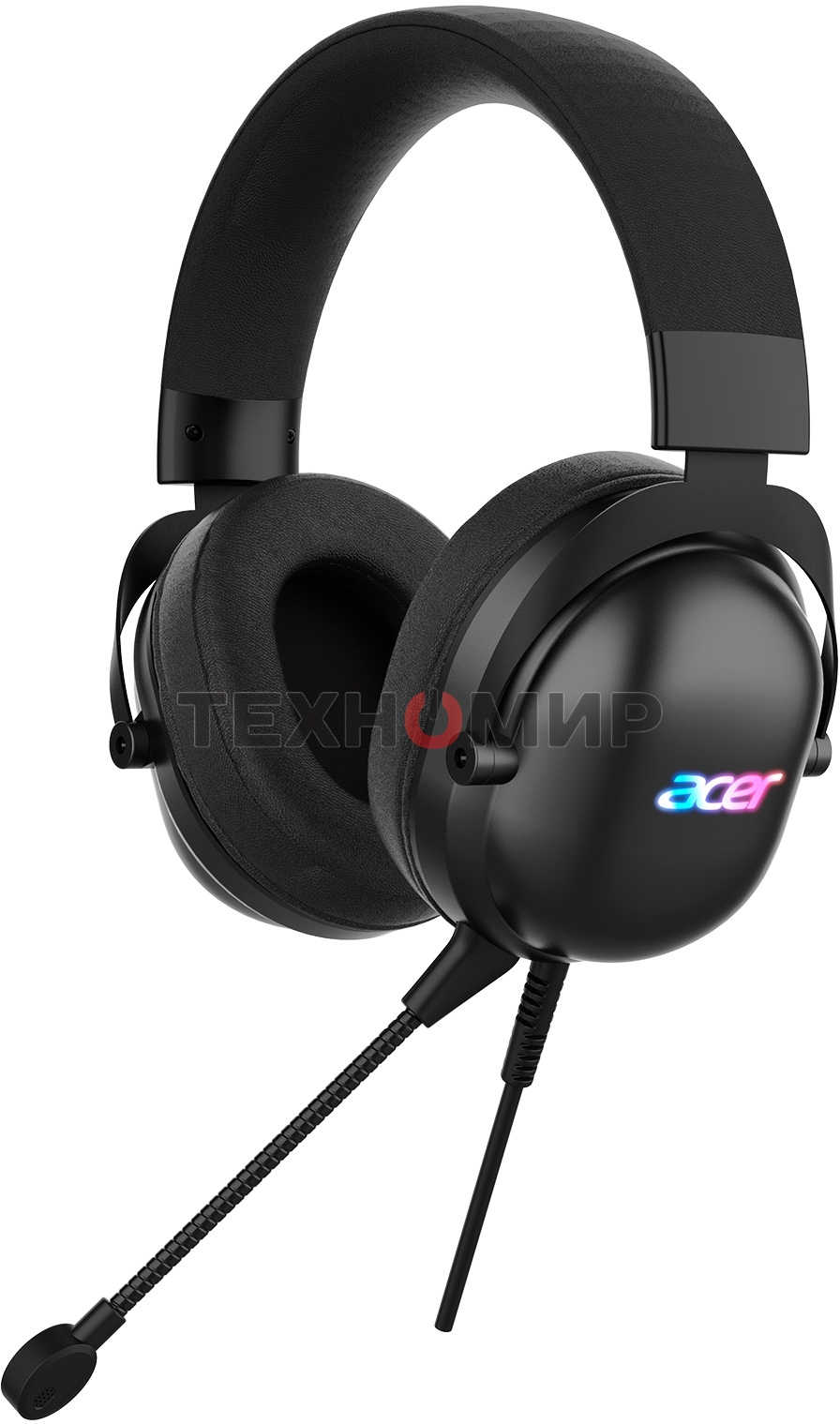 Гарнитура проводная с микрофоном Acer AHW122 черный 2.1м мониторные USB оголовье (ZL.HDSCC.01U)