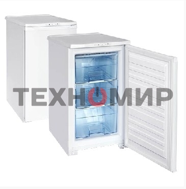 Морозильная камера Бирюса Б-112 белый, 80л, 3 ящика
