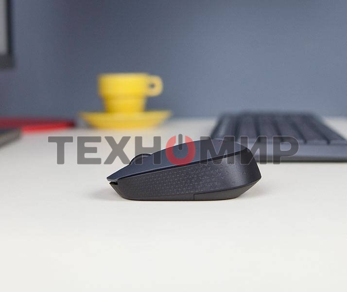 Мышь беспроводная Logitech M170 черный/темно-серый, 1000 dpi, радиоканал, USB, кнопки - 3