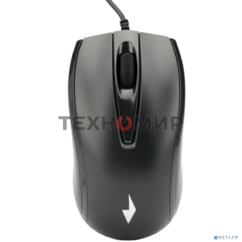 Мышь проводная Gembird MOP-110 черный, 1000 dpi, USB, кнопки - 3