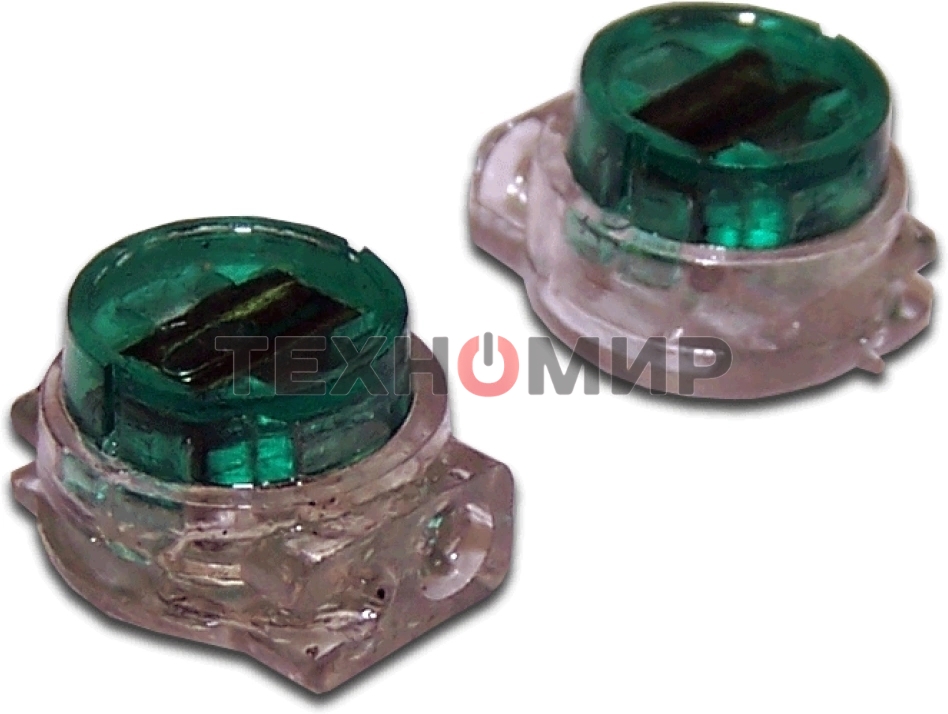 Соединитель проводов 0.4-0.9 мм, изолированный (скотчлок), параллельное подсоединение, гель, 100 шт.