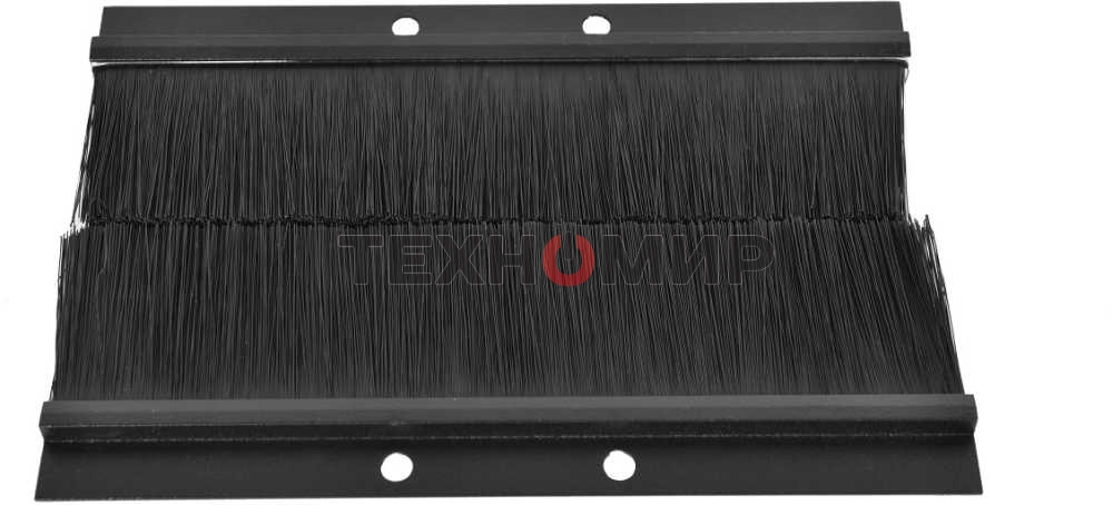 Комплект щеточного ввода в шкаф, универсальный, черный