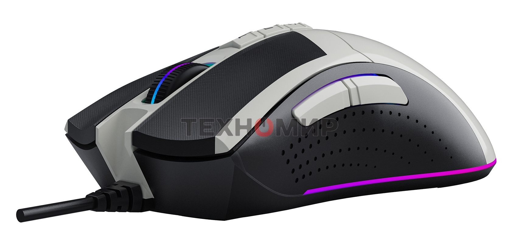 Мышь проводная A4Tech Bloody W90 Max белый/черный, 10000 dpi, USB, кнопки - 10