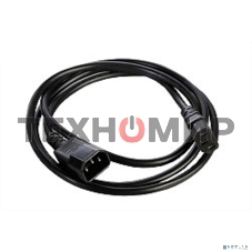 Шнур питания с заземлением IEC 60320 C13/IEC 60320 C14, 10А/250В (3x1,0), 3 м. (R-10-Cord-C13-C14-3)